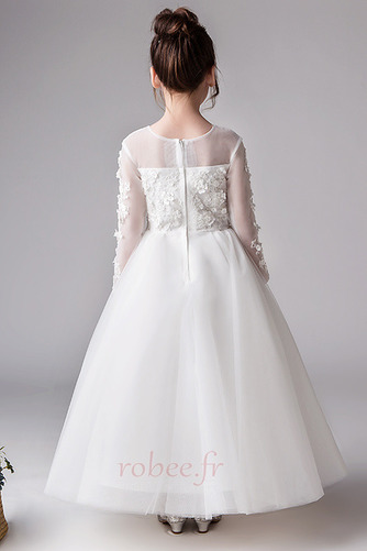 Robe de fille de fleur Fermeture à glissière Décalcomanie Tulle - Page 2