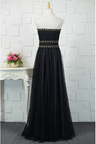 Robe de demoiselle d'honneur Triangle Inversé Elégant Sans Manches - Page 3