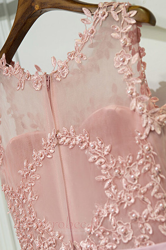 Robe de demoiselle d'honneur Longueur de plancher Col U Profond - Page 4