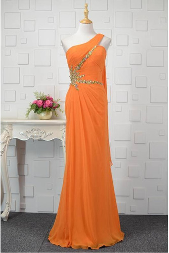 Robe de soirée Perle Ballon Fermeture à glissière Sans Manches - Page 1