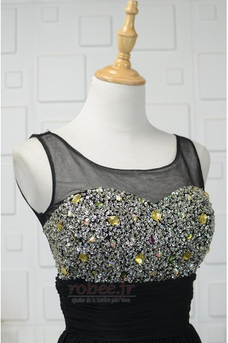 Robe de soirée Montrer A-ligne Ruché Naturel taille Scintillait - Page 8