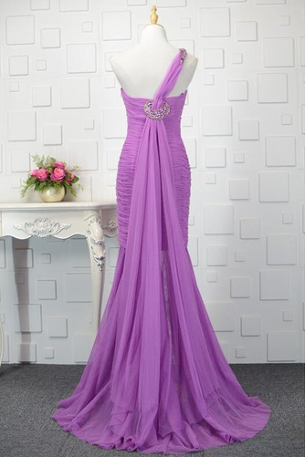 Robe de bal Une épaule Traîne Courte Dos nu Elégant Automne Ballon - Page 3