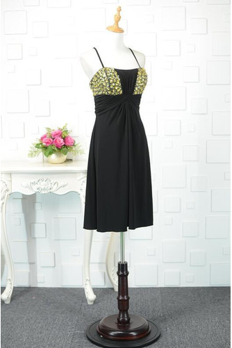 Robe de cocktail A-ligne Chiffon Naturel taille Longueur de genou - Page 2