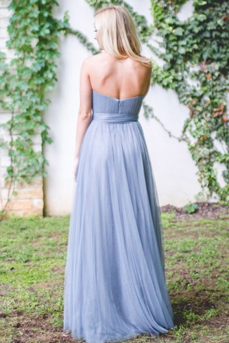 Robe de demoiselle d'honneur Fourreau pli Traîne Courte Fermeture à glissière - Page 3