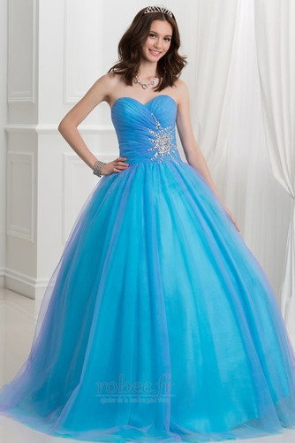Robe de bal Tulle Longueur au sol Sans Manches Cérémonie Ancien - Page 1