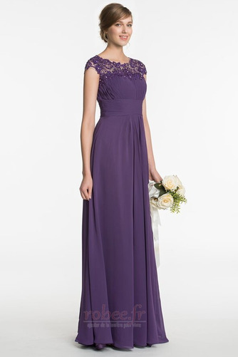 Robe de demoiselle d'honneur Naturel taille Fermeture à glissière - Page 3