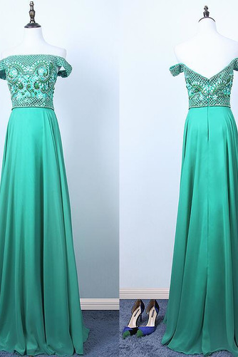 Robe de soirée Fête Norme Fourreau Avec Bijoux Mousseline Longueur de plancher - Page 6