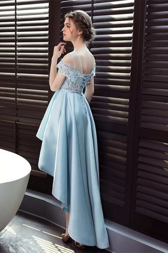 Robe de bal Dentelle Naturel taille Col Bateau Poire Asymétrique - Page 2