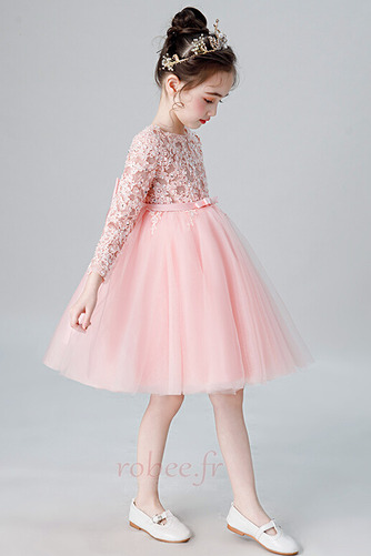 Robe de fille de fleur Petit collier circulaire Fermeture à glissière - Page 9