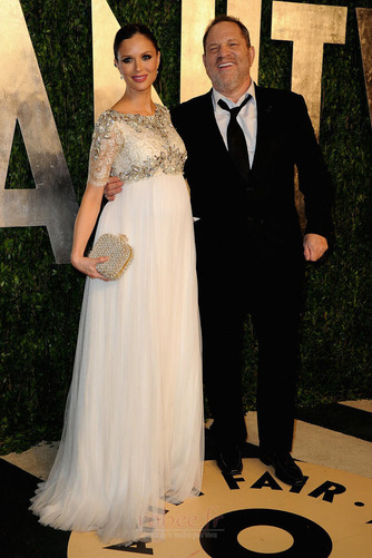 Robe de soirée Dolman Sleeves Longueur de plancher Naturel taille - Page 6