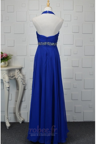 Robe de bal Dos nu Train de balayage Fourreau pli A-ligne Col en V - Page 2