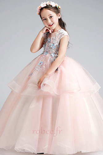 Robe de fille de fleur Formelle Cérémonie Petit collier circulaire - Page 4