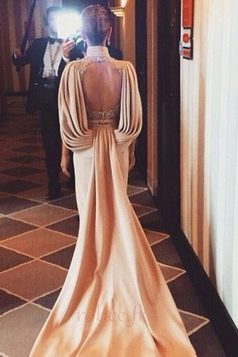 Robe de soirée Dos nu Petites Tailles Traîne Mi-longue Dentelle - Page 2