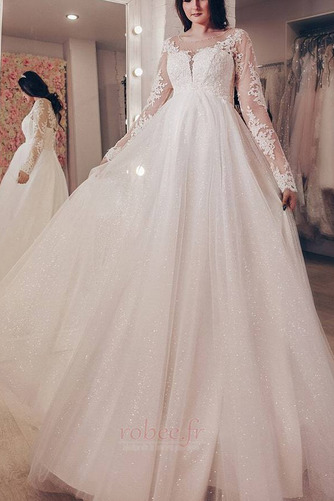 Robe de mariée Tulle Cérémonial Laçage Naturel taille Taille haute - Page 4