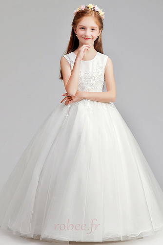 Robe de fille de fleur Longueur Cheville Orné de Rosette Manquant - Page 4