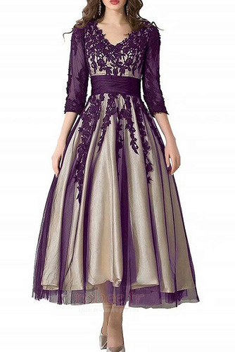 Robe de soirée Vente Manche Aérienne Lacez vers le haut Naturel taille - Page 3