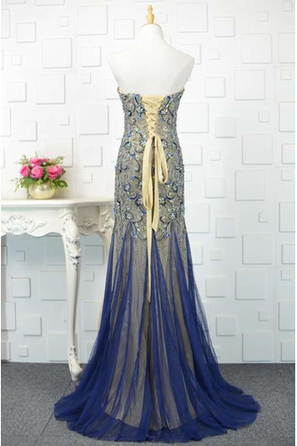 Robe de soirée Vintage Chaussez Drapé Col en Cœur Sans Manches - Page 3