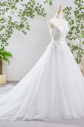 Robe de mariée Longue noble Décolleté Dans le Dos A-ligne Printemps - Page 2