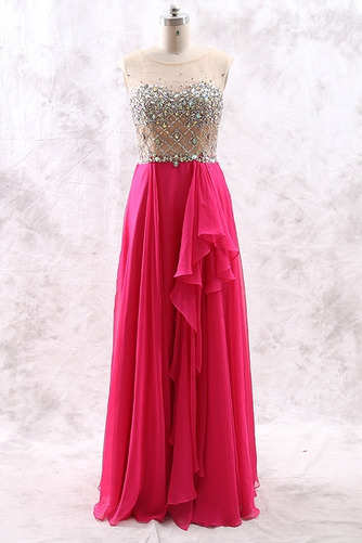 Robe de bal Corsage Avec Bijoux Mousseline Naturel taille Froid - Page 1