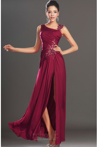 Robe de bal Milieu dos Mousseline Maigre Longueur Cheville ride - Page 5