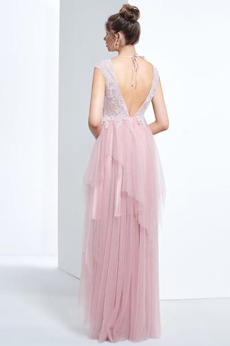 Robe de bal Dos nu Ample & Ornée Dentelle Chic Couvert de Dentelle - Page 3