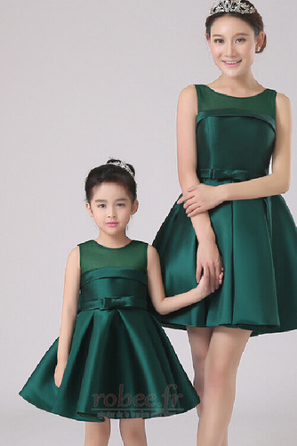 Robe de fille de fleur Nœud à Boucles Longueur de genou Mariage - Page 2