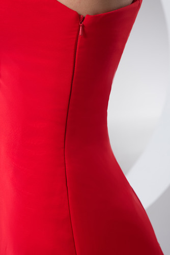 Robe de soirée Mousseline Simple aligne Glissière Ouverture Frontale - Page 5