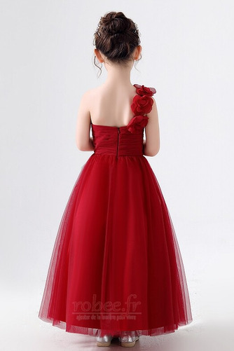 Robe de fille de fleur net vogue Fermeture à glissière Naturel taille - Page 2