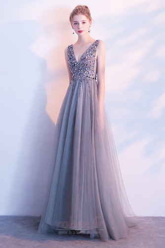 Robe de soirée a ligne Sexy Dos nu Tulle Manquant À la masse - Page 5