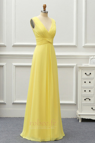 Robe de demoiselle d'honneur Traîne Courte Elégant Sans Manches - Page 4