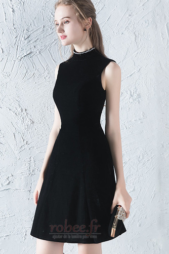 Robe de cocktail Naturel taille Norme Longueur de genou Sans Manches - Page 4