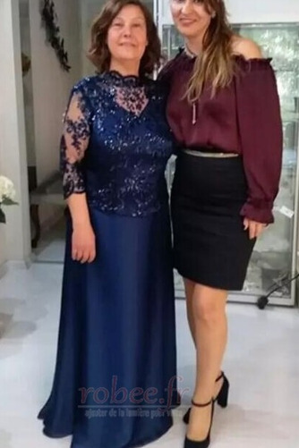 Robe mères Triangle Inversé Fête Longueur au sol Manche Aérienne - Page 2