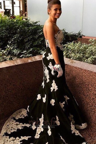 Robe de soirée Soie Naturel taille Hiver Décalcomanie Sans bretelles - Page 2