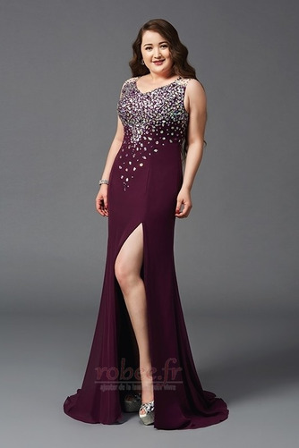 Robe de soirée Sans Manches Formelle Col en V À la masse Naturel taille - Page 3