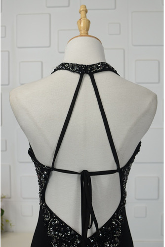 Robe de bal Cristal Sans Manches Accrocher le cou Mousseline - Page 4