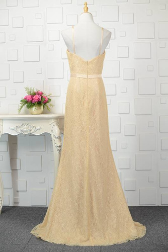 Robe de demoiselle d'honneur Longue Sans Manches Naturel taille - Page 2