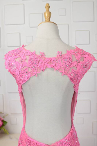 Robe de bal Sirène Sans Manches noble Fourreau Avec Bijoux Dentelle - Page 5