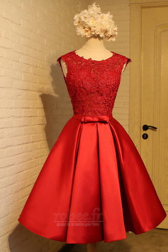 Robe de cocktail Dentelle Broderie Elégant Fête Mi-longues Couvert de Dentelle - Page 7