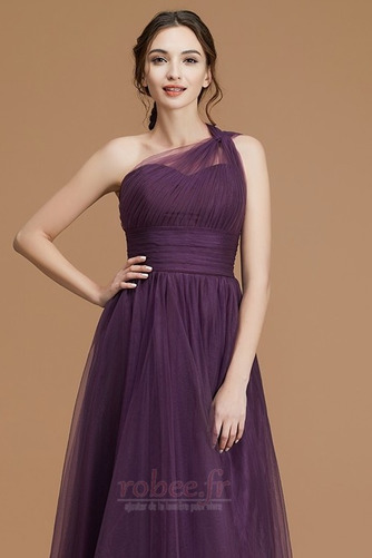 Robe de demoiselle d'honneur Simple Ballon A-ligne Fermeture à glissière - Page 5