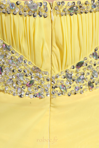 Robe de soirée Haut Bas Luxueux Sans Manches Longueur de plancher - Page 6