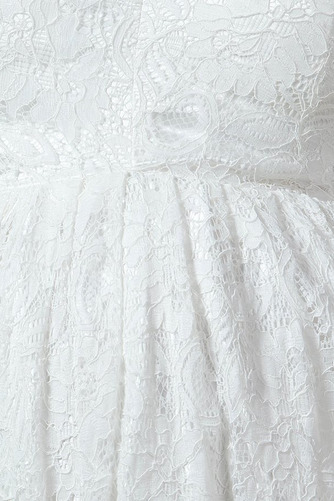 Robe de soirée taille haut Mousseline Chic Manche Aérienne Dos nu - Page 4