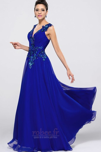 Robe de soirée Col en V Médium Naturel taille Couvert de Dentelle - Page 5