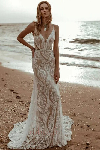 Robe de mariée Dentelle De plein air Dentelle Naturel taille - Page 1