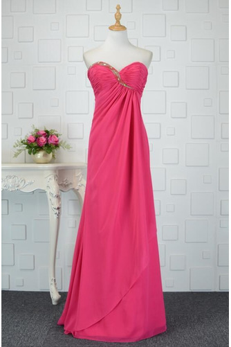 Robe de demoiselle d'honneur Mousseline Sans Manches Manquant - Page 1