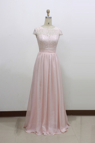 Robe de demoiselle d'honneur Dentelle Fermeture à glissière Naturel taille - Page 1