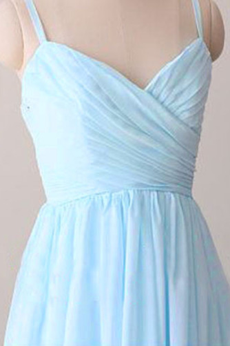 Robe de demoiselle d'honneur Mousseline rider Sans Manches A-ligne - Page 3