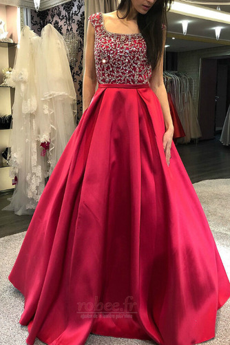 Robe de bal Fourreau Avec Bijoux Longueur au sol Fermeture à glissière - Page 1