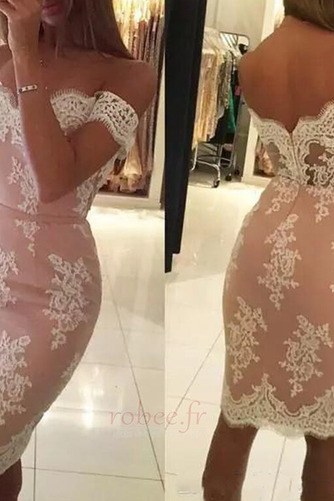 Robe de cocktail Sexy Serré Décalcomanie Naturel taille Rosée épaule - Page 1
