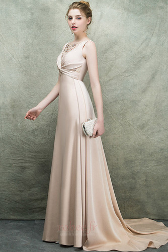 Robe de soirée aligne Col Bateau Froid Simple Mariage Manquant - Page 4