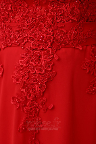 Robe de demoiselle d'honneur Fermeture à glissière Sans Manches - Page 4